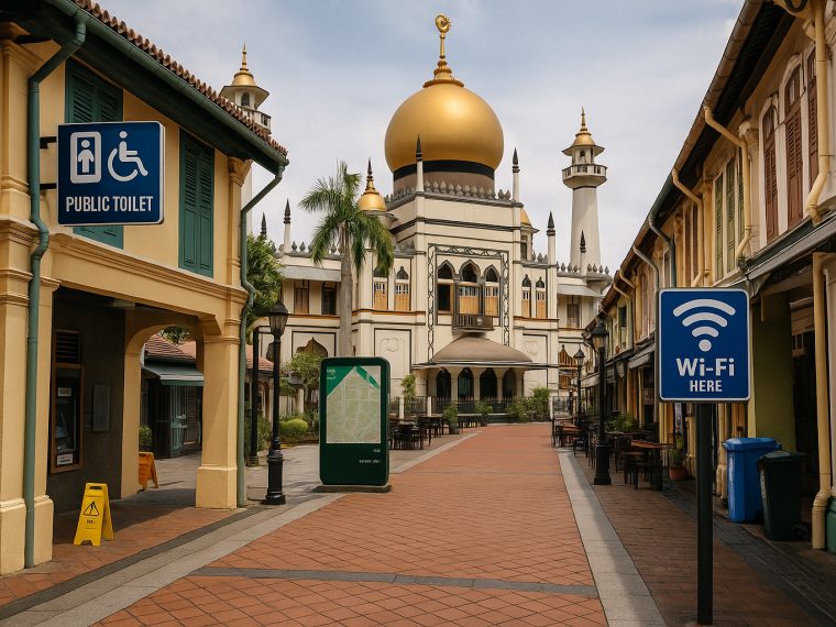 Visitor Essentials in Kampong Gelam: Accessibility, Etiquette, Amenities, and Wi-Fi Tips